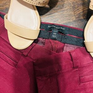 Banana Republic Men's Deep Red Chinos